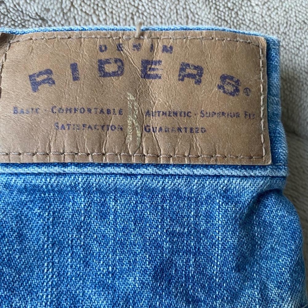 Denim riders capris